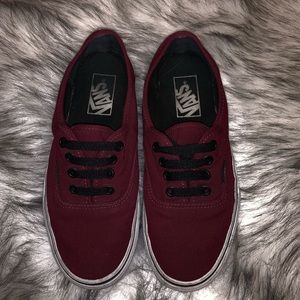 Maroon Vans